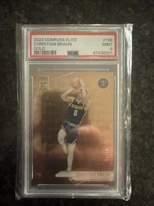 2023 Christian Braun Donruss Elite Gold 1/10 PSA 9 - Picture 1 of 3