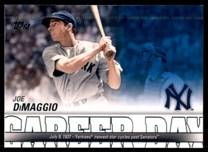 2012 Topps Baseball #CD-6 Joe DiMaggio Career Day - Picture 1 of 2