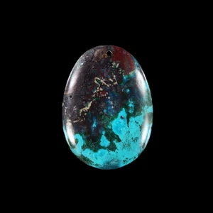 Chrysocolla 50x36x8 mm Pendant Bead HE303094 - Picture 1 of 8