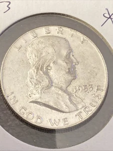 1953 D Franklin Half Dollar BU. $20 - Picture 1 of 2