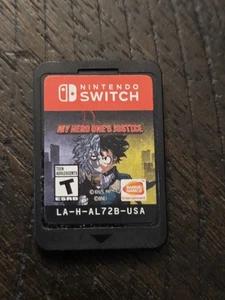 My Hero Academia My Hero One's Justice Nintendo Switch OHNE HÜLLE - NUR SPIELKARTE - Bild 1 von 1