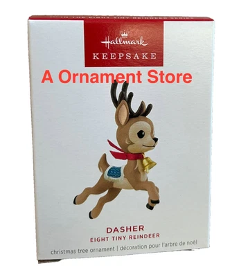 Hallmark 2025 DASHER Eight Tiny Reindeer #1 Series Ornament SOLD OUT