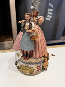 Zauberer von Oz Glinda & Dorothy Figur San Francisco Spieluhr funktioniert - Bild 1 von 4