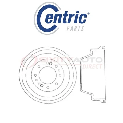 Centric Brake Drum for 1967-1970 GMC P35 P3500 Van 2.6L 4.1L 4.6L 4.8L 5.0L kj Foto 1 de 4