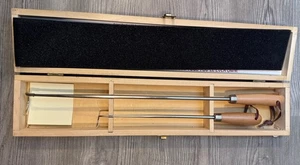 Schweineschwanzfutter Flipper Combo in Box Hartholzgriffe Neu im Karton Fleisch BBQ - Bild 1 von 10