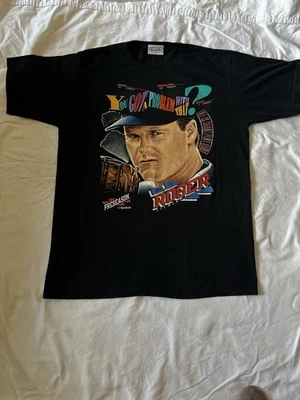 ROGER CLEMENS Vintage Preto Reebok "VOCÊ TEM UM PROBLEMA COM ISSO?" Camiseta (L) - Imagem 1 de 3