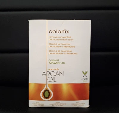 Removedor de cor permanente One 'N Only Colorfix com óleo de argan removedor de tintura de cabelo - Imagem 1 de 4