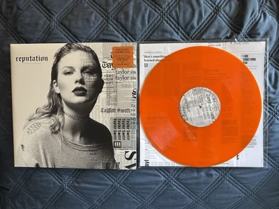 Taylor Swift Reputation FYE Orange Vinyl 2 LP Rare In Great Condition - Image 1 of 4