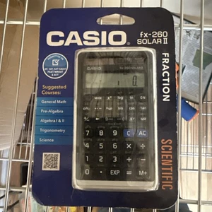 Casio FX-260 Solar All-Purpose Scientific Calculator 12-Digit LCD FX260SOLAR II - Picture 1 of 3
