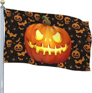 NASIAN Halloween Flagge 3x5 Outdoor doppelseitig Gruselflagge - 1  - Bild 1 von 7