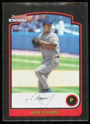 2003 Bowman Chrome Refractor Hideo Nomo Los Angeles Dodgers #48 - Image 1 of 2