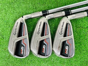 Taylormade M6 Iron Set 5-9+PW RH Reax Steel Japan Spec 85 Stiff Steel G13732 - Picture 1 of 8