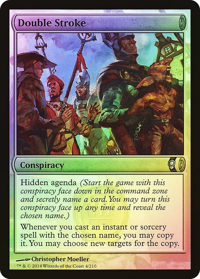 MTG FOIL Double Stroke  - Conspiracy #004 - Image 1 of 1
