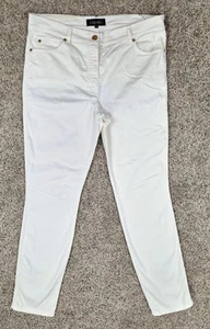 Escada Jeans Ivory Gold Size 42 - Picture 1 of 11