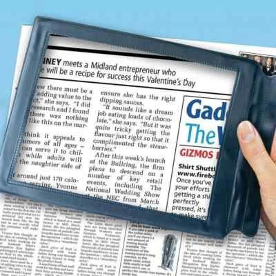 DELUXE A4 FULL PAGE MAGNIFYING SHEET LARGE MAGNIFYING GLASS READING - Image 1 of 4