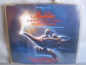 Aladdin- A Whole New World (Theme)- Peabo Bryson & Regina Belle- 4-Track-MCD - Bild 1 von 2