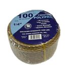 T.W. Evans Cordage Co. 39-011 1/4" X 100' Brown POLYPRO Rope 