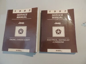 Repair manual Werkstatthandbuch Jeep Wrangler Cherokee Briarwood Comanche 1992 - Bild 1 von 12