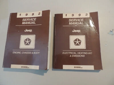 Repair manual Werkstatthandbuch Jeep Wrangler Cherokee Briarwood Comanche 1992 - Bild 1 von 4