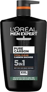 L'Oréal Men Expert Pure Carbon Shower Gel Large XXL 1L - Picture 1 of 6