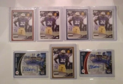 (7) 2017 Sage Hit Budda Baker RC's (Red Autograph RC, Blue, Silver, Gold & More) - Image 1 of 3