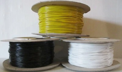 Model Railway Layout/Point Motor Wire 3 x 100m Rolls TripleDealC 7/0.2mm 1.4A - Image 1 of 4