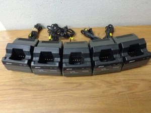 5x M/A-COM MACOM Jaguar Rapid Desk Chargers BML 161 78/6 R5A WORKING - Picture 1 of 9