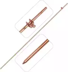 Erdungsstab 3/8""x4', Erdungspfahl, verklebter elektrischer Zaun Erdungsstange für - Bild 1 von 6
