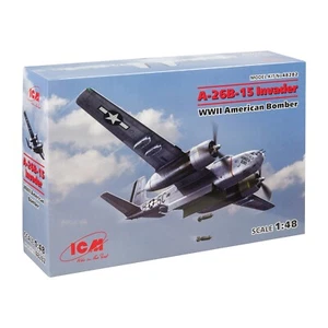 ICM 48282 Kit de avión modelo de plástico 1:48 "A-26B-15 Invader Segunda Guerra Mundial bombardero estadounidense - Imagen 1 de 23