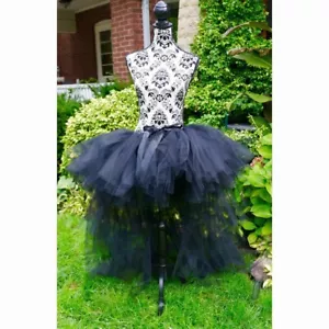 Women Overlay Layers Tulle Skirt Lady Long Tutu Overskirt Party Dance Dress Chic - Picture 1 of 3
