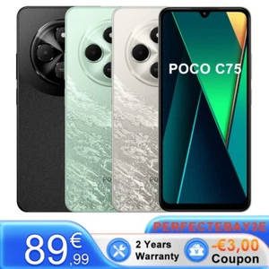 Xiaomi Smartphone POCO C75 8 + 256GB / 6 + 128GB Android Telefon komórkowy 50MP NFC 5160mAh - Zdjęcie 1 z 6