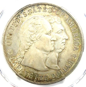 1900 Lafayette Silver Dollar $1 Coin - Certified PCGS Uncirculated Detail UNC MS - Picture 1 of 4