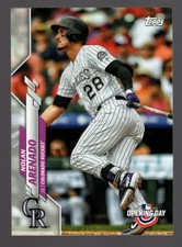 2020 Topps Opening Day Nolan Arenado Baseball Card Colorado Rockies