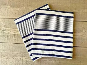 Tommy Hilfiger Island Stripe Navy Shams Set/2 King - Picture 1 of 8