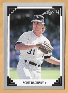 SCOTT RADINSKY CHICAGO WHITE SOX #463 - LEAF NM-MT 1991 - Picture 1 of 2
