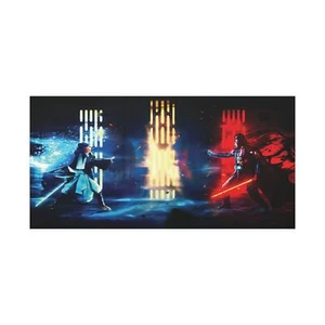 Matte Canvas:Obi Wan Kenobi vs Darth Vader,Jedi vs Sith,Artwork - Picture 1 of 17