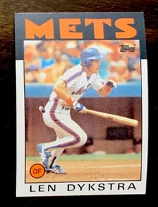 LEN DYKSTRA LENNY 1986 TOPPS METS ROOKIE CARD #53 RC - Picture 1 of 2