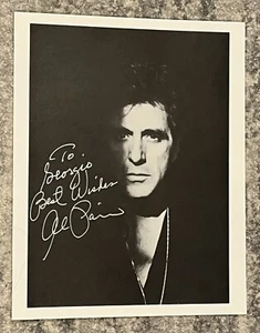 AL PACINO SIGNED 8x10 PHOTO “GEORGIO BEST WISHES” SECRETARIAL SCARFACE GODFATHER - Picture 1 of 3