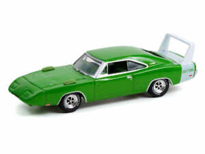 1969 Dodge Charger Daytona - Green Diecast 1:64 Scale Model - Greenlight 37240B