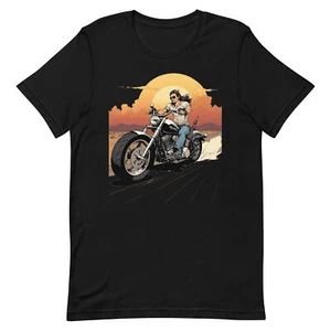 Motorcycle Rider Unisex t-shirt - Picture 1 of 6