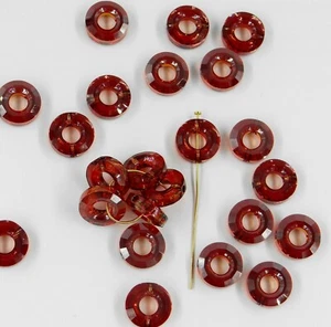 5139 12 RM ***1 Swarovski Perle-Ring 12,5mm CRYSTAL RED MAGMA - Bild 1 von 3