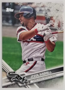 JOSE ABREU Fiocco di Neve Parallelo Metallizzato 2017 Topps Holiday - Foto 1 di 2