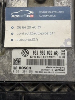 MED17.5 ECU CALCULATEUR DE MOTEUR A DECODER VW SCIROCCO  0261201951  06J906026AR - Immagine 1 di 4