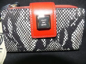 OH by Olivia Harris 81340 Wallet Black Red Snake by Joy Gryson Smartphone Holder - Imagen 1 de 12