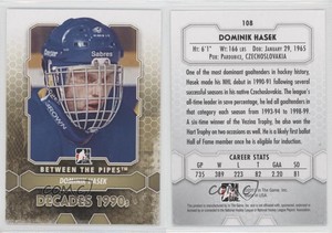 2012-13 ITG Between the Pipes Dominik Hasek #108 HOF