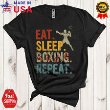 Vintage Eat Sleep Boxing Repeat, Joyful Cool Boxing Player Vintage, Sport Shirt