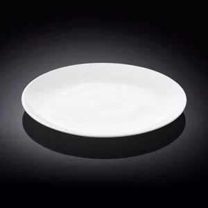 Professional Rolled Rim White Dinner Plate 9" inch | 23 Cm - Picture 1 of 8