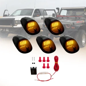 5 X Smoked Cab Roof Running Light for 2003-2016 Dodge Ram 1500 2500 3500 12 LED - Picture 1 of 19