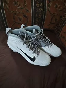 Nike Baseball Shoes Men’s Sz 11.5 Force Trout 5 Pro Metal Grey/Black AH3372-002 - Picture 1 of 6