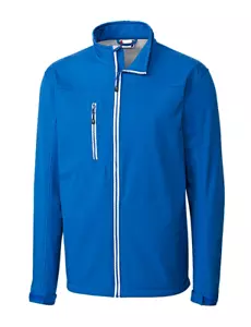 CUTTER & BUCK MQO00055 - Clique Men's Telemark Softshell, Royal Blue - Picture 1 of 1